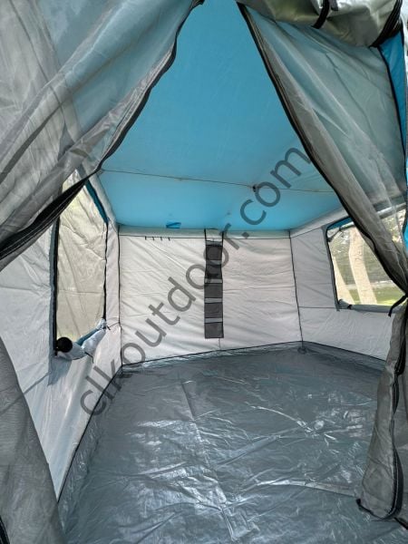 CLK 3x3 mt Kısa Bagaj Boy 115 cm Gazebo Portatif Kamp Çadırı Açık Gri