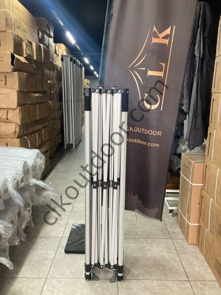CLK 3x4,5 mt Karavan Çadırı Kış Bahçesi 40 mm Alüminyum Profil Portatif Katlanabilir Tente