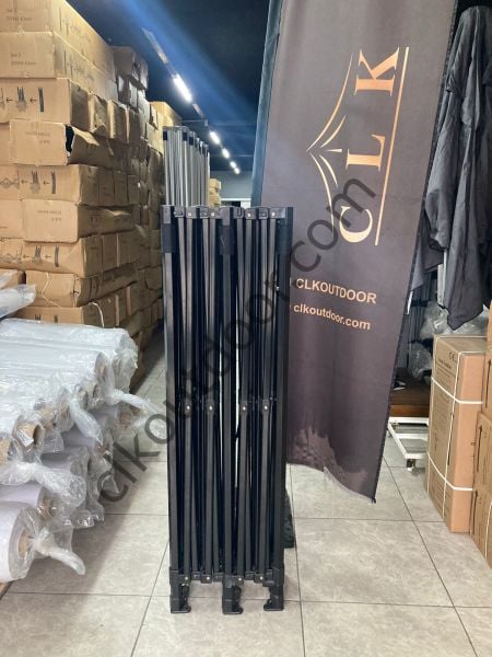 CLK 3x6 mt Eko 40 mm Çelik Karavan Çadırı Kış Bahçesi Portatif Katlanabilir Profil
