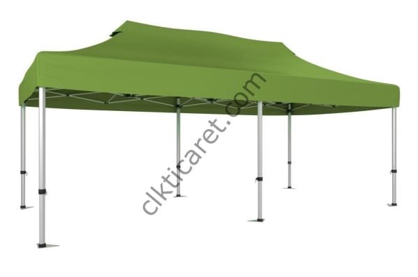CLK 3x6 40 mm Katlanabilir Tente Gazebo Çadır Gazebo Çadır Haki Askeri Yeşil