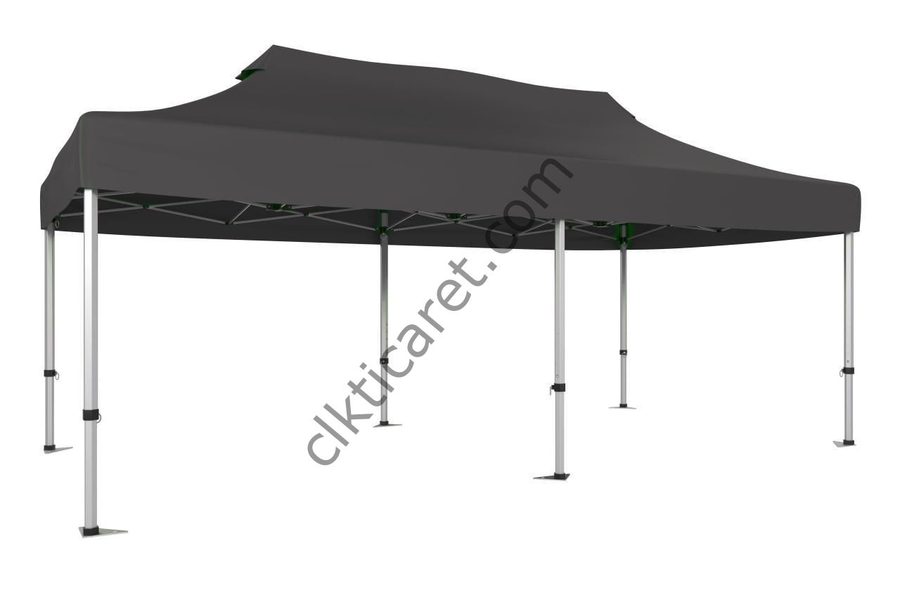 CLK 3x6 40 mm Katlanabilir Tente Gazebo Çadır Gazebo Çadır Gri