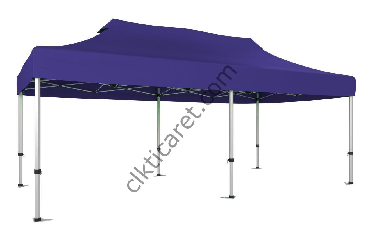 CLK 3x6 40 mm Katlanabilir Tente Gazebo Çadır Gazebo Çadır Lacivert