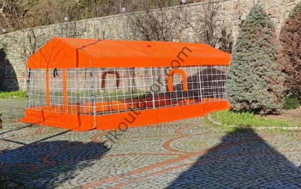 CLK 4x6 Metre Kamelya Bahçe Tentesi Kış Bahçesi Branda