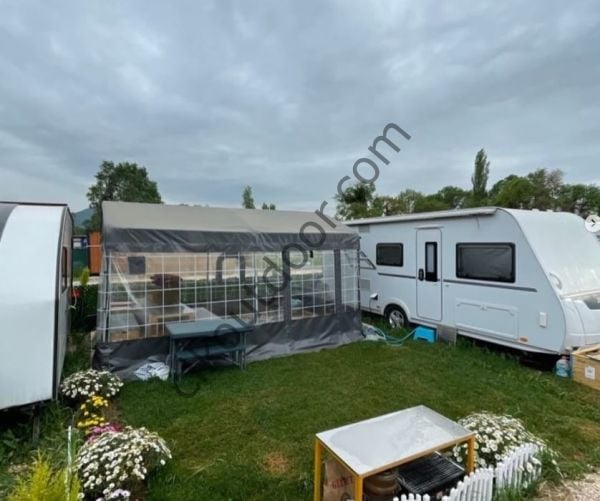 CLK 3x4 Metre Kamelya Bahçe Tentesi Kamp Karavan Kış Bahçesi Branda