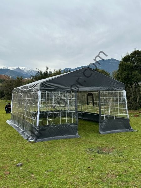 CLK 4x8 Metre Kamelya Bahçe Tentesi Kış Bahçesi Branda