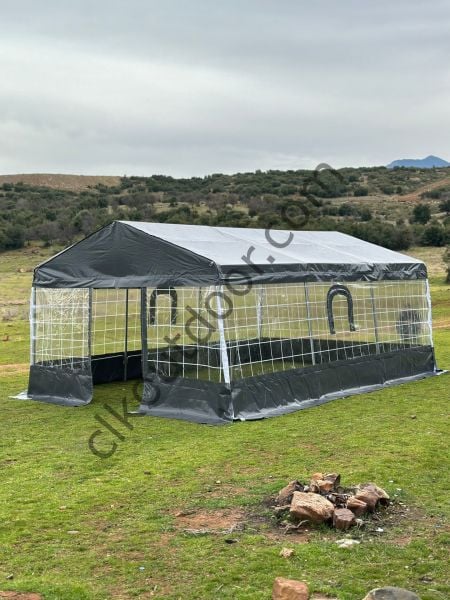 CLK 4x8 Metre Kamelya Bahçe Tentesi Kış Bahçesi Branda