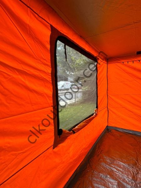 CLK 3x3 40mm Katlanır Gazebo Portatif Kamp Çadır Turuncu