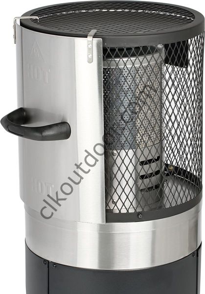 CLK Kısa Fener Soba Tüplü Ortam Dış Mekan Bahçe Isıtıcı Inox-Siyah Paslanmaz