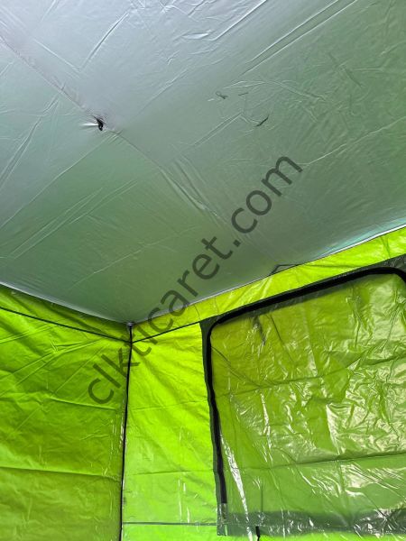 CLK 3x3 30 mm Profil Katlanır Gazebo Portatif Kamp Çadır Haki Yeşil Kamuflaj Detaylı