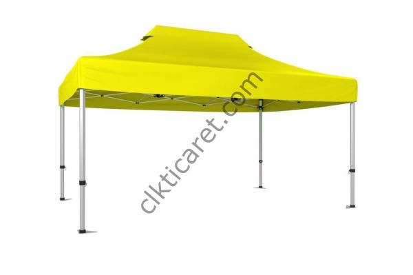 CLK 3x4,5 40 mm Katlanabilir Tente Gazebo Çadır Sarı