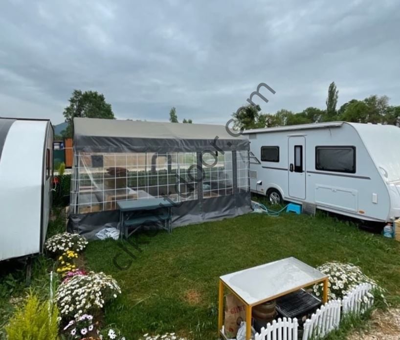 CLK 3x5 Metre Kamelya Bahçe Tentesi Kamp Karavan Kış Bahçesi Branda