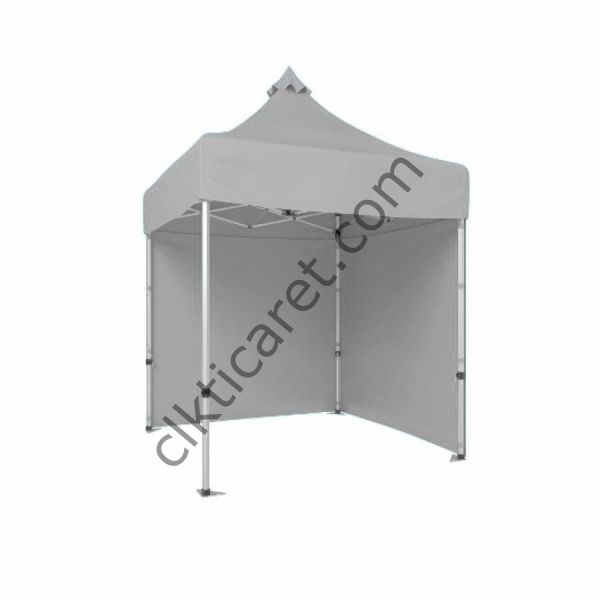 CLK 2x2 40mm Alüminyum Katlanabilir Tente Gazebo Çadır 2 Kenar Kapalı Beyaz