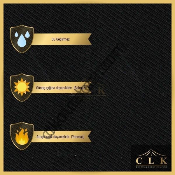 CLK 4x8 40 mm Katlanabilir Tente Gazebo Çadır Gazebo Çadır 3 Yan Kapalı 1 Kapılı