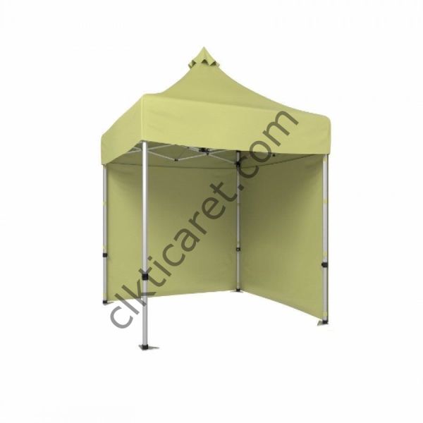 CLK 2x2 40mm Alüminyum Katlanabilir Tente Gazebo Çadır 2 Kenar Kapalı Krem
