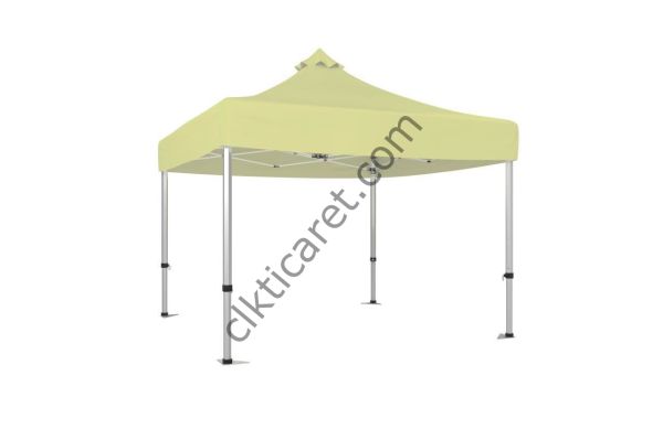 CLK 3x3 Katlanabilir Tente Gazebo Çadır 40mm Gazebo Çadır Krem