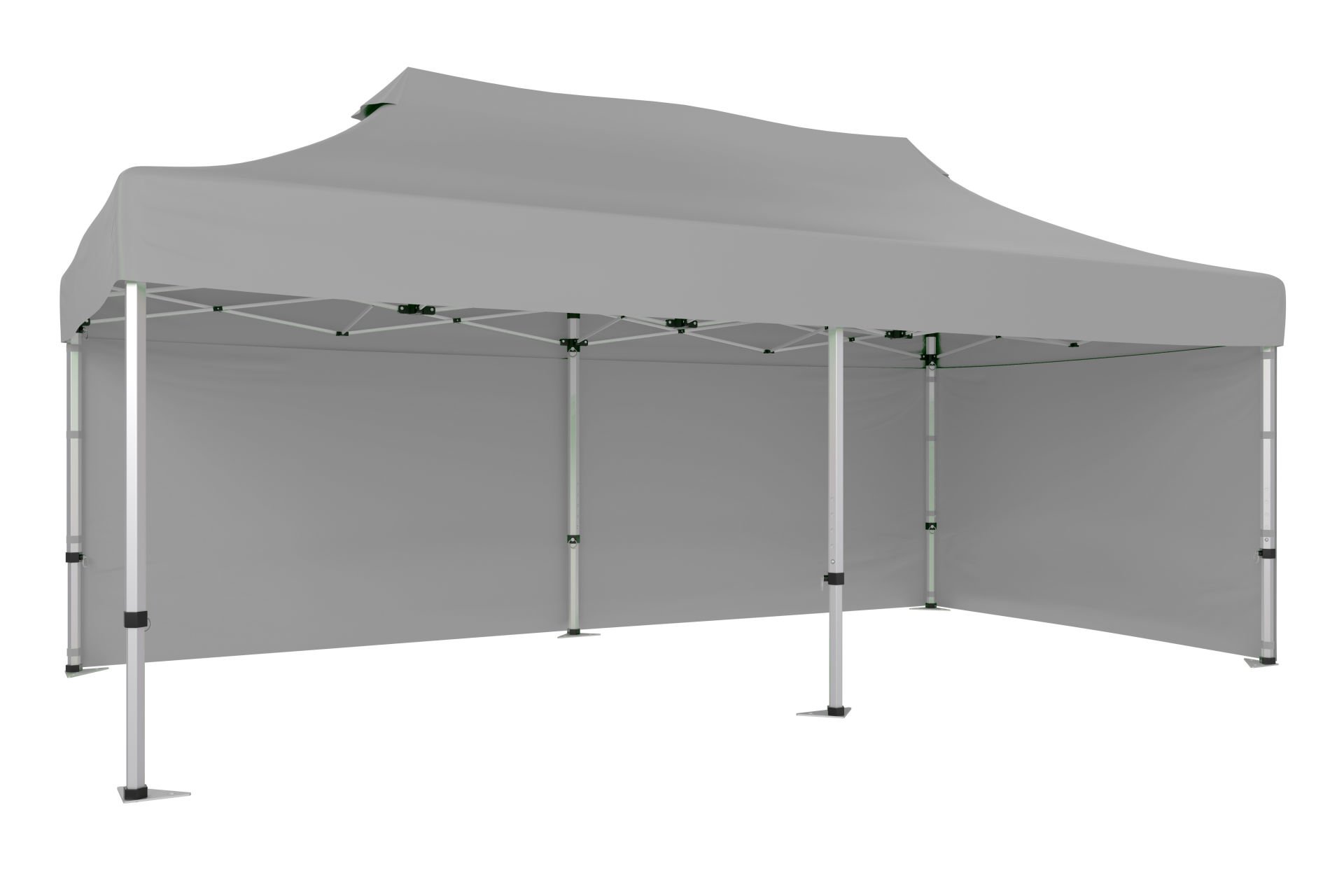 CLK 3x6 40mm Alüminyum Katlanabilir Tente Gazebo Çadır 2 Yan Kapalı