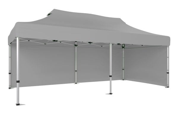 CLK 3x6 40mm Alüminyum Katlanabilir Tente Gazebo Çadır 2 Yan Kapalı