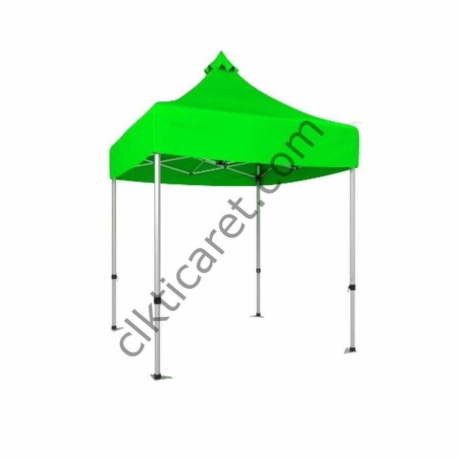 CLK 2x2 40mm Alüminyum Katlanabilir Tente Gazebo Çadır Açık Yeşil