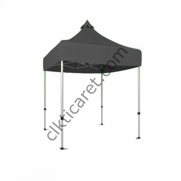 CLK 2x2 40mm Alüminyum Katlanabilir Tente Gazebo Çadır Gri