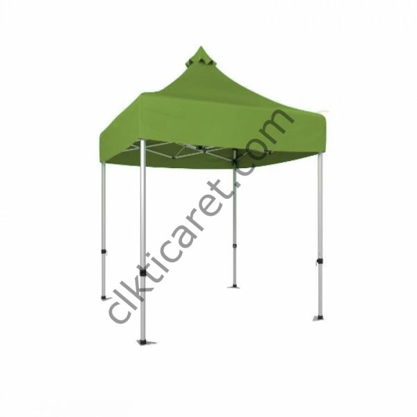 CLK 2x2 40mm Alüminyum Katlanabilir Tente Gazebo Çadır Haki Askeri Yeşil