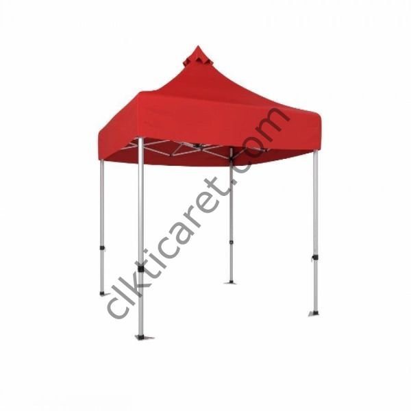 CLK 2x2 40mm Alüminyum Katlanabilir Tente Gazebo Çadır Kırmızı