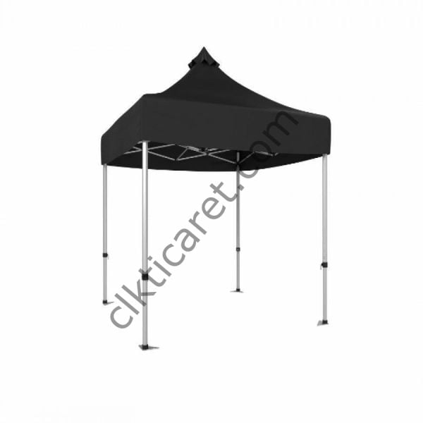CLK 2x2 40mm Alüminyum Katlanabilir Tente Gazebo Çadır Siyah