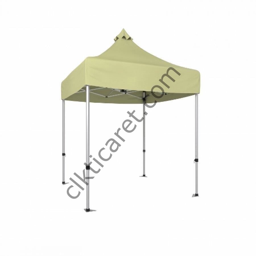 CLK 2x2 40mm Alüminyum Katlanabilir Tente Gazebo Çadır Krem