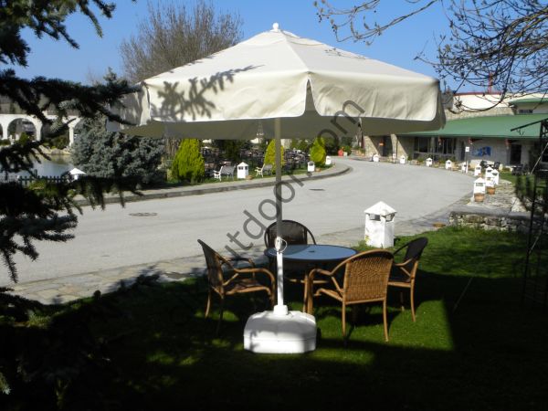 CLK 2 mt Mega Yuvarlak Şemsiye Q50 Bahçe Cafe Otel Plaj Havuz Şemsiyeleri Benetton Yeşil - İstemiyorum