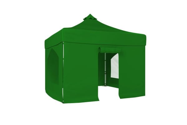 CLK 4x4 52mm Kalın Alüminyum Katlanabilir Tente Gazebo Çadır 2 Yan Pencereli 1 Yan Aksesuarsız 1 Yan Kapılı