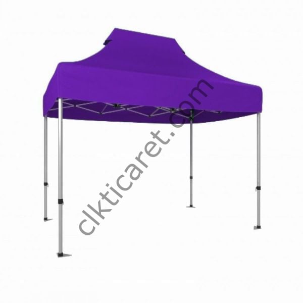 CLK 2x3 Katlanabilir Tente Gazebo Portatif Çadır Mor