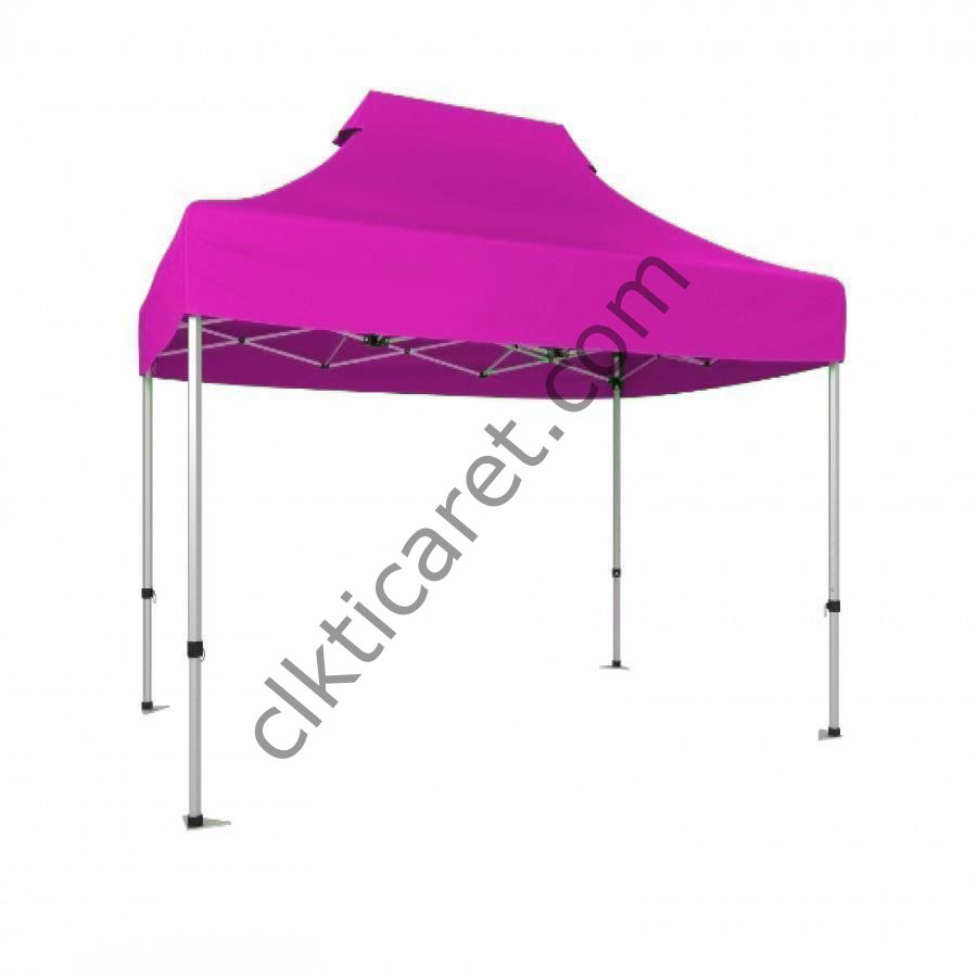 CLK 2x3 Katlanabilir Tente Gazebo Portatif Çadır Pembe