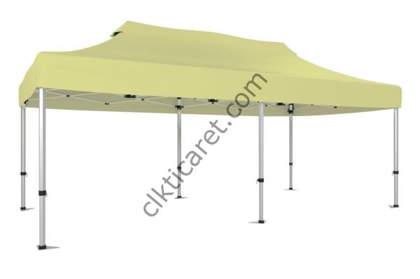 CLK 3x6 30 mm Katlanabilir Tente Gazebo Portatif Çadır Krem